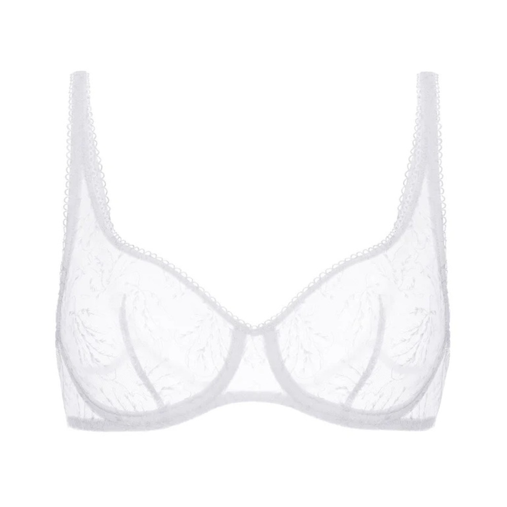 Simone Perele White Lace Bra